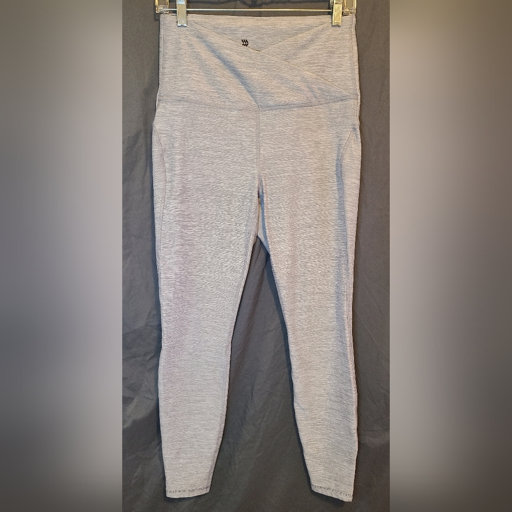 Women's All In Motion Light Gray Leggings Size Medium